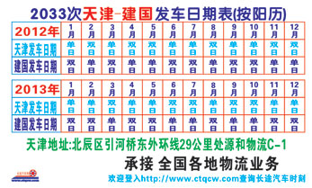建国郑口军屯到天津名片正面